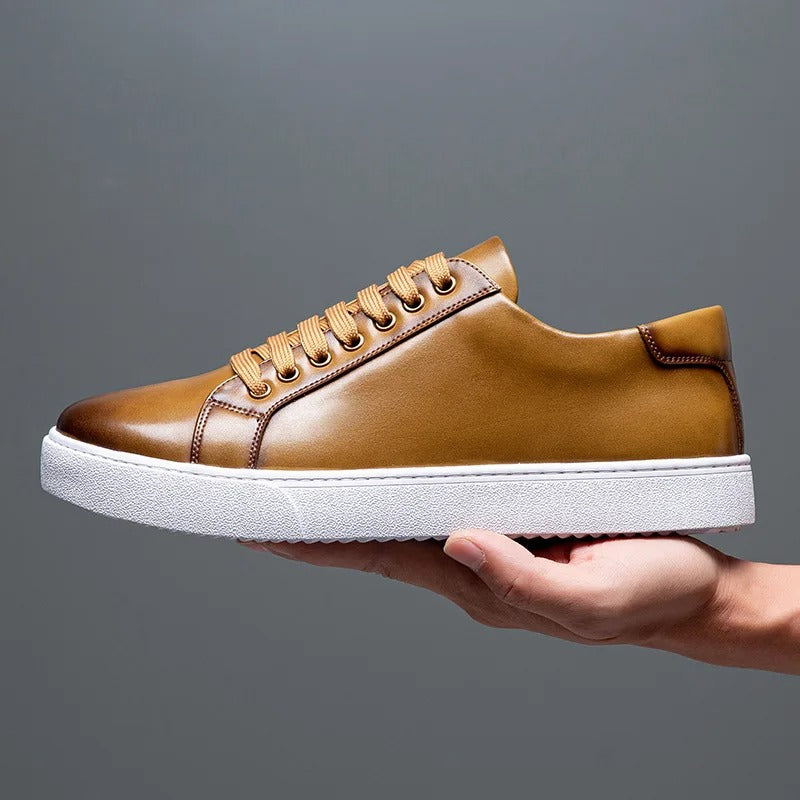 Leder Sneakers Herren - Stil & Komfort - David™