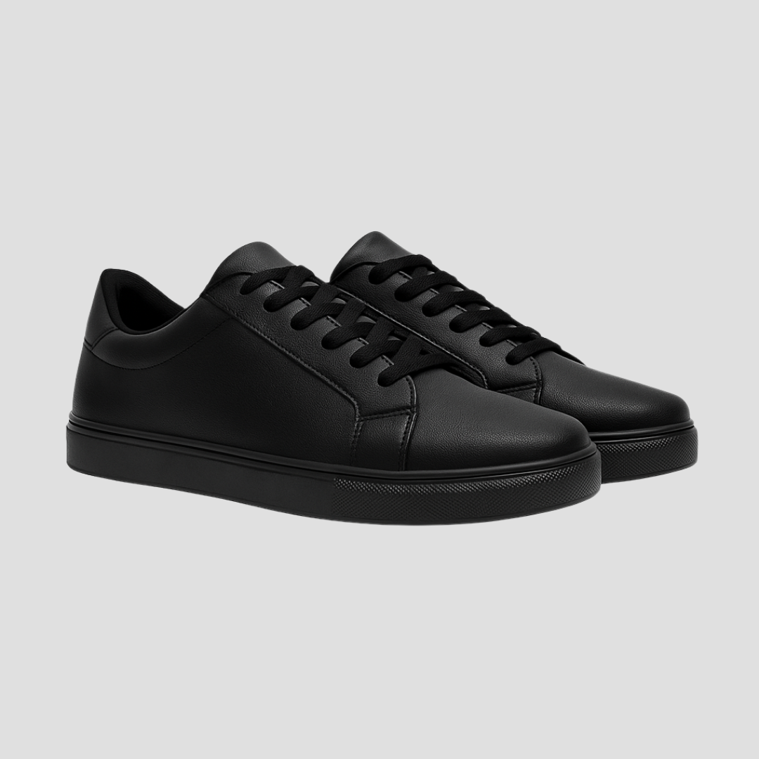 Elegante Schwarze Sneakers für Herren - Täglicher Komfort