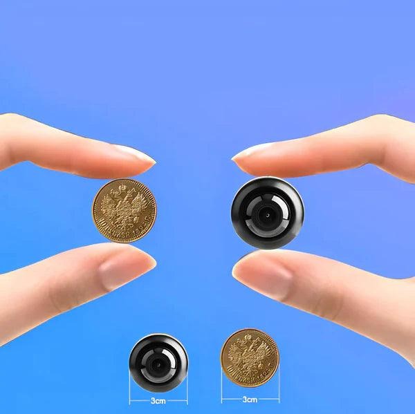 LuxeVision Mini Spionagekamera | Diskret und tragbar, ideal für Überwachung und versteckte Aufnahmen
