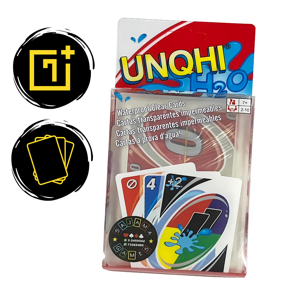 Klassische Uno Wasserdichte Karten