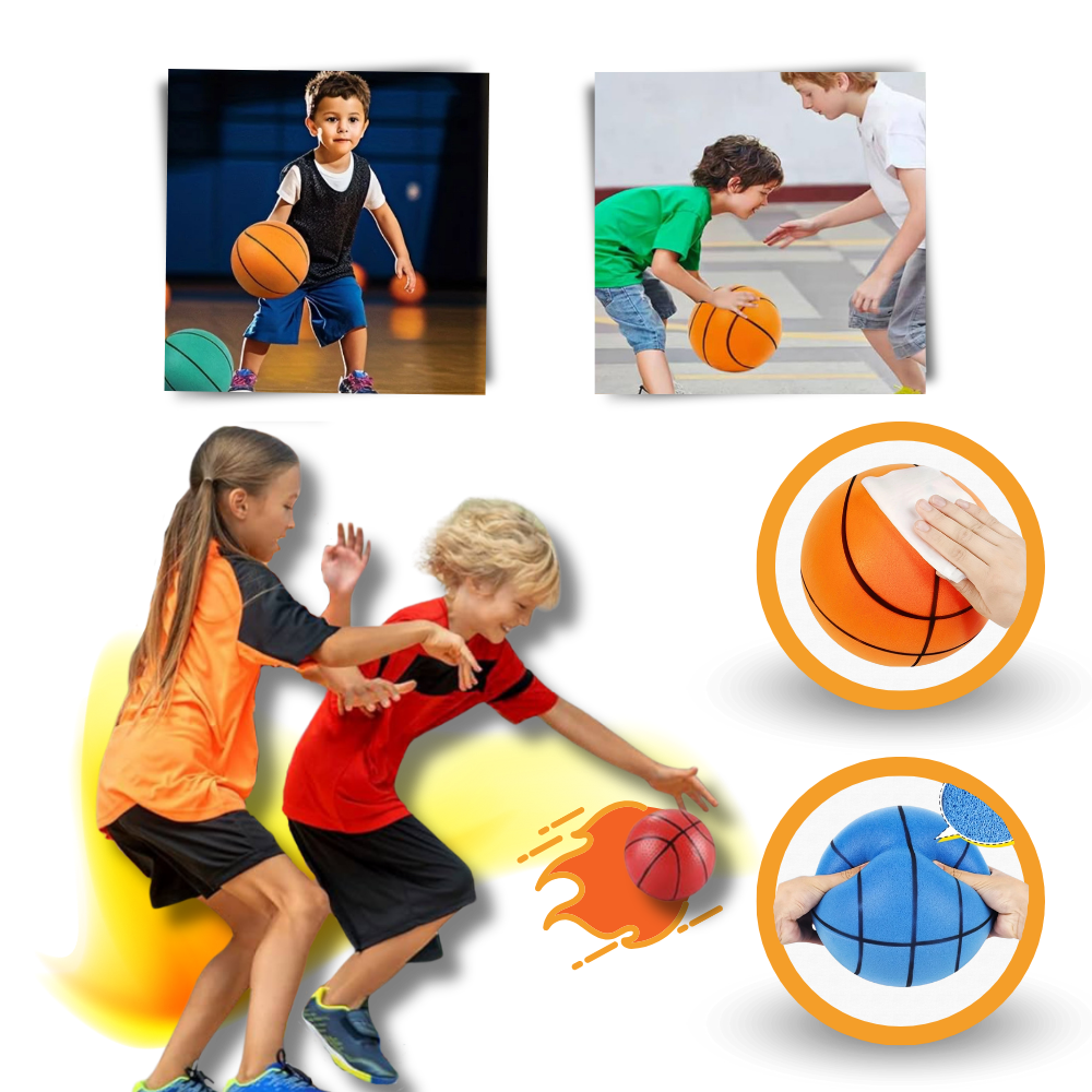 Farbiger Spaß Stille Basketball