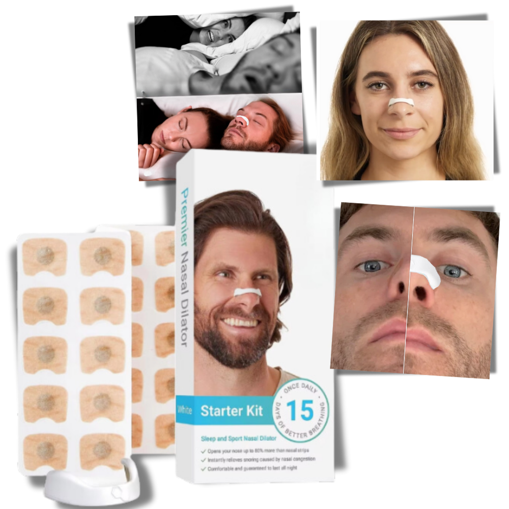 Bequeme Nasenatmungsstreifen