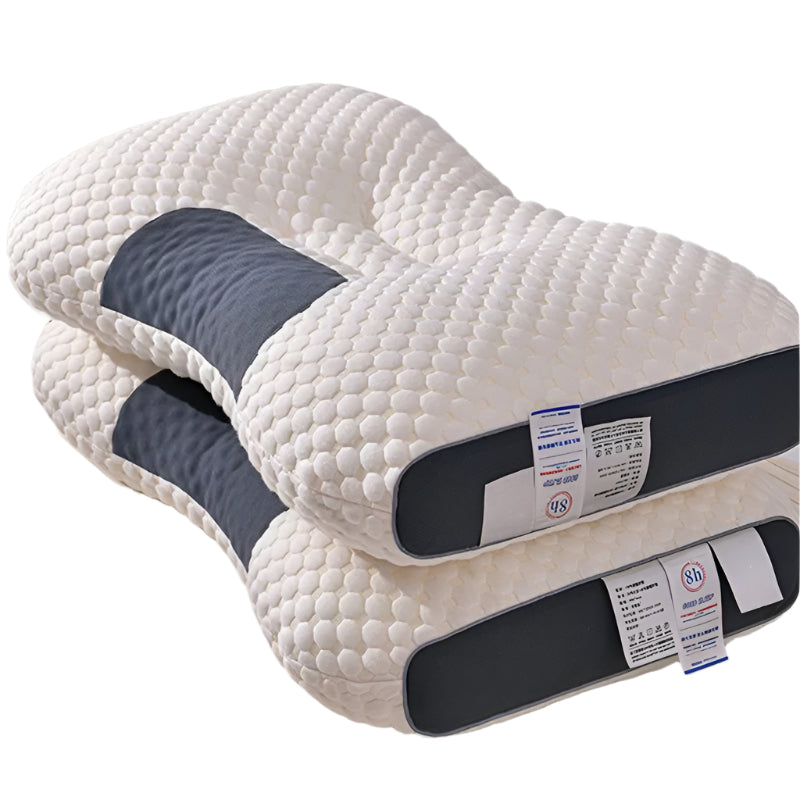 LuxiRest Antibakterielles Massagekissen | Ergonomische Nackenstütze für einen Erholsamen Schlaf und Entspannung