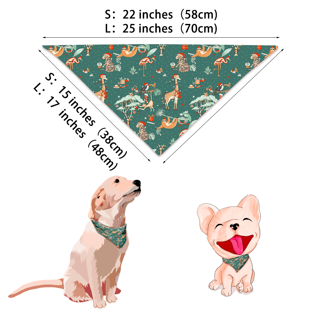 Weihnachtliche niedliche Tiere passende Familien-Weihnachtspyjamas - Hundepyjama inklusive