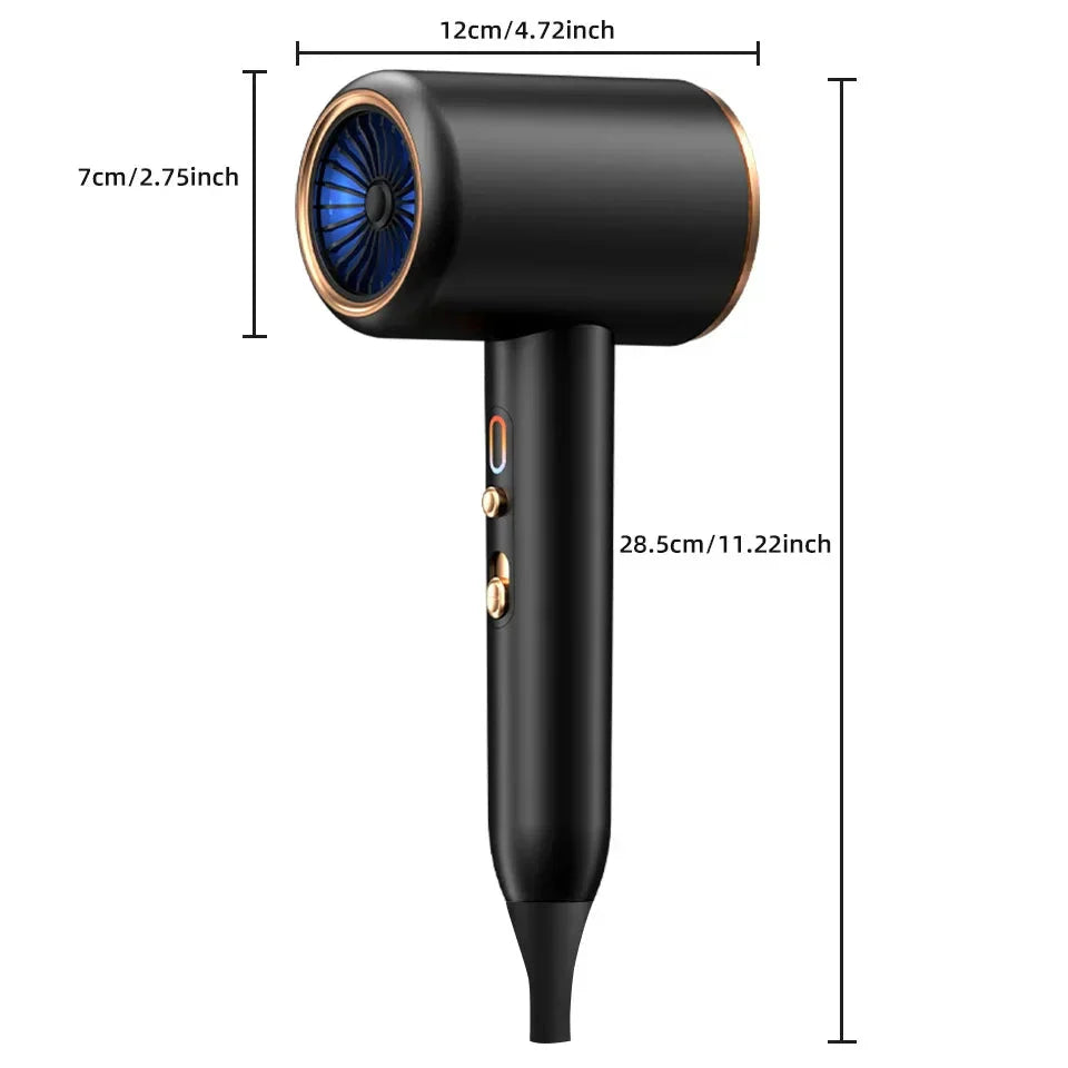 2400W Hochleistungs-Haartrockner mit Kalt- und Warmeluft Ionentechnologie