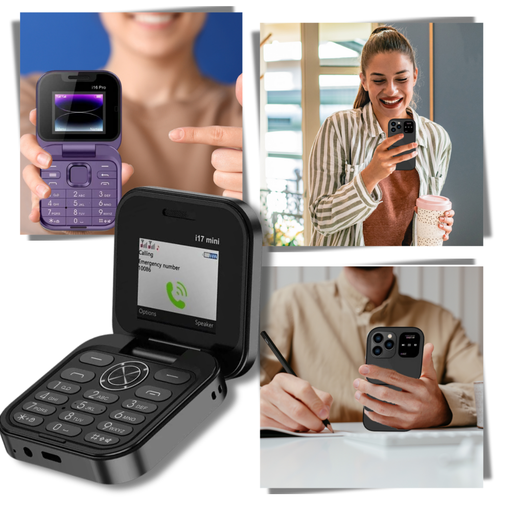 Dual-SIM kleines klappbares Handy