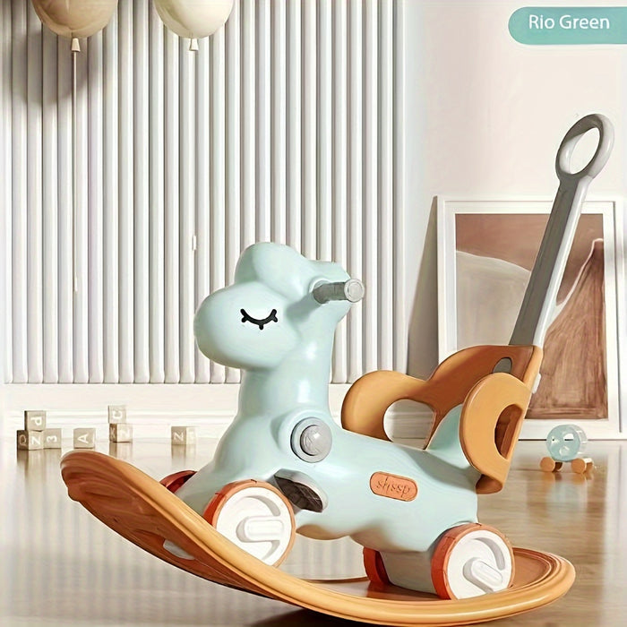 Twist & Ride: 2-in-1 Baby Schaukelpferd und Laufrad - Sicheres und Lustiges Spielzeug