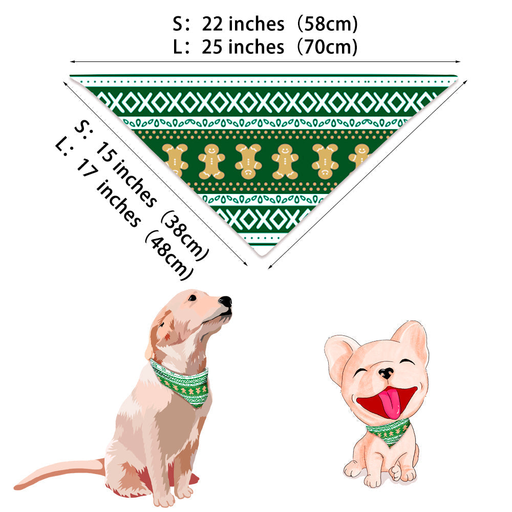 Grüne Lebkuchen passende Familien-Weihnachtspyjamas (Hundepyjamas inklusive)