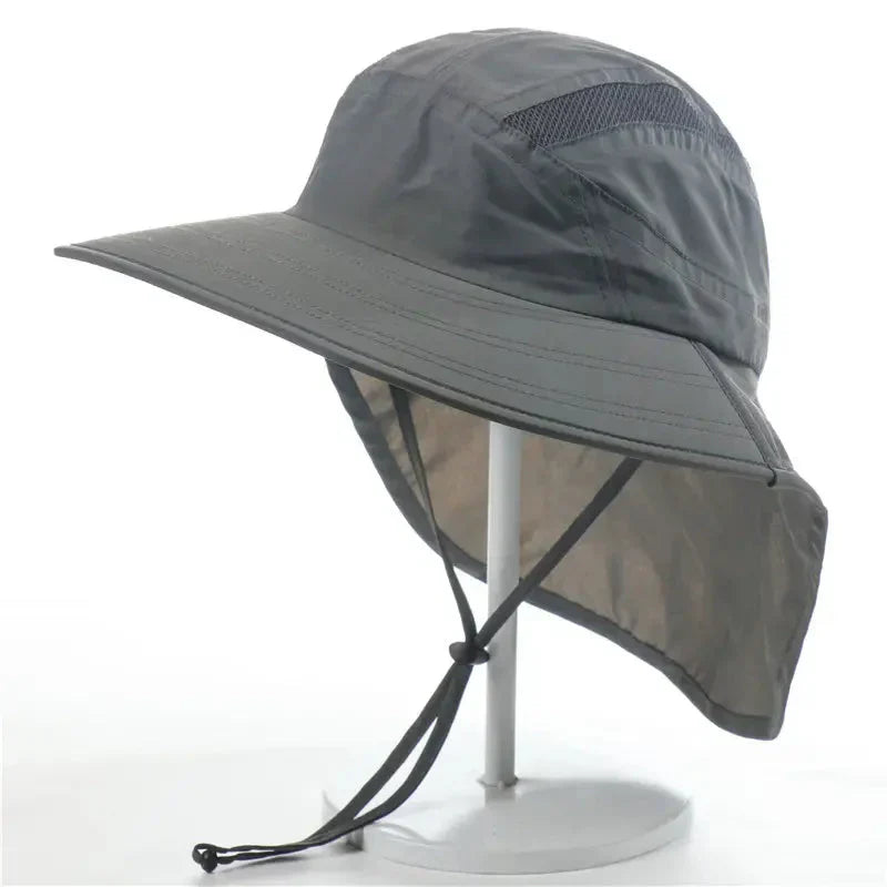 Sonnenhut - Nackenschutz - Breite Krempe