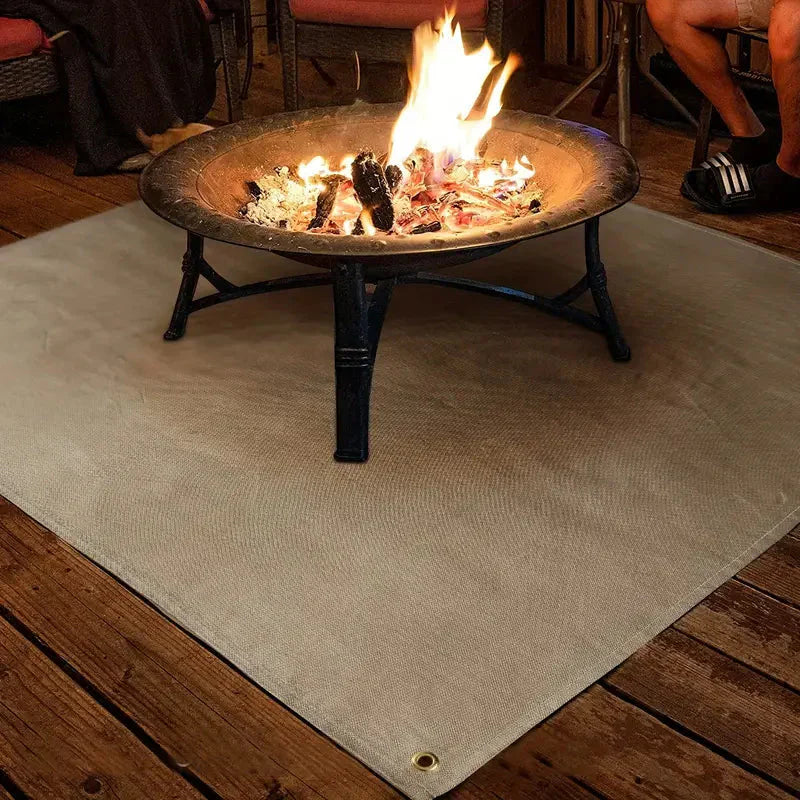 Feuerfeste Matte - Schutz für BBQ & Feuerschale