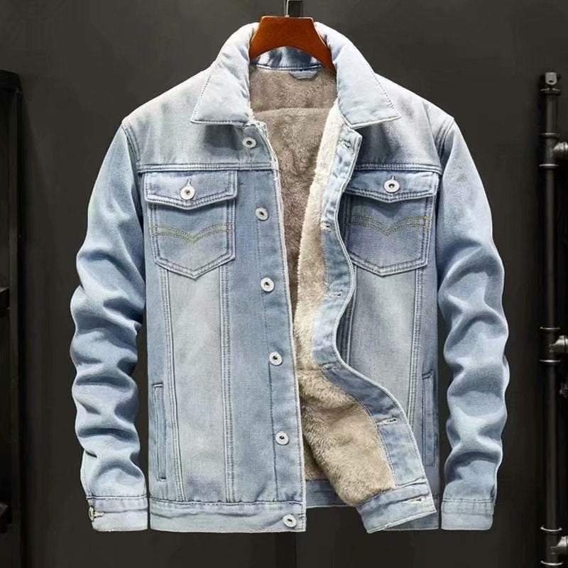 Denim Herrenjacke – Hochwertige Jeansjacke mit zeitlosem Streetwear-Look