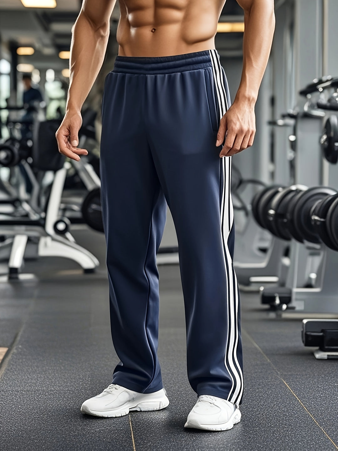 Herren Sporthose FlexRun – Atmungsaktives Trainingsmodell mit Kordelzug in der Taille