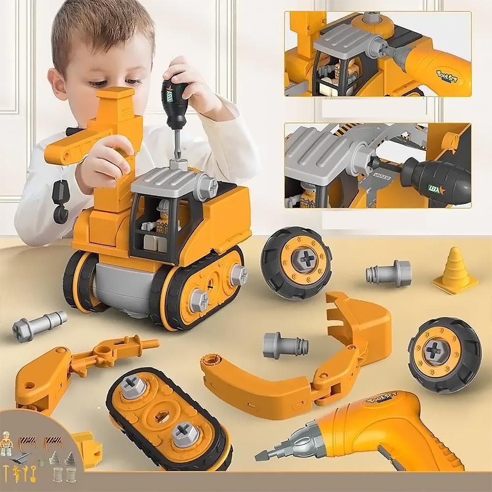 Bagger Abenteuer | Bildungsbau Spielzeug für junge Ingenieure