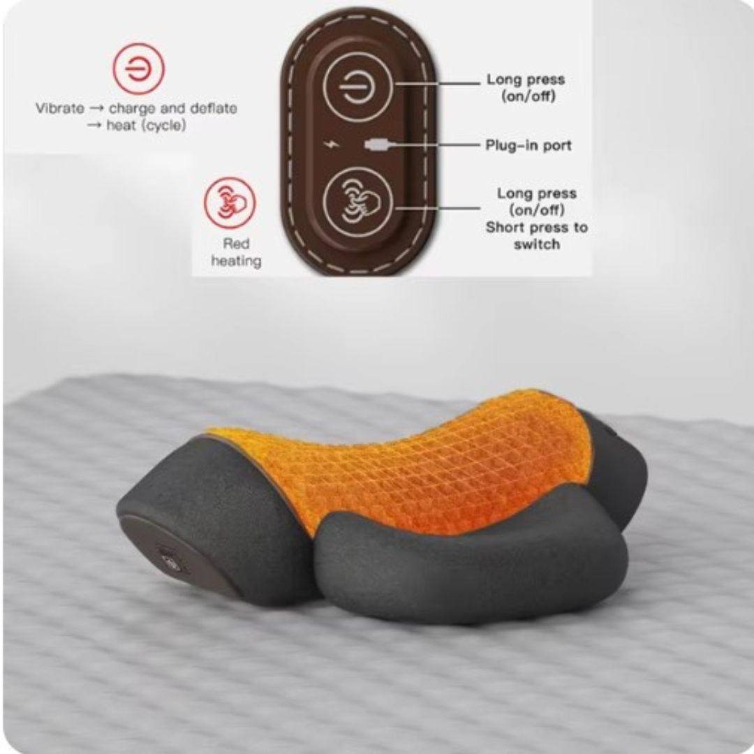 NeckEase Therapie-Massager | Erlebe die Ruhe, lindere die Schmerzen in deinem Nacken und Rücken