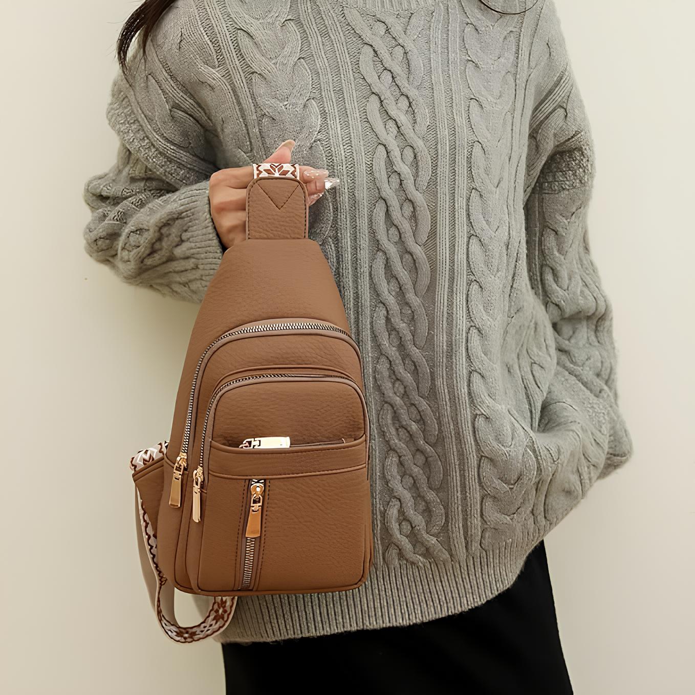 LuxuraGuard Chic Schultertasche | Stilvolles Design gegen Diebstahl für sicheres tägliches Gebrauch