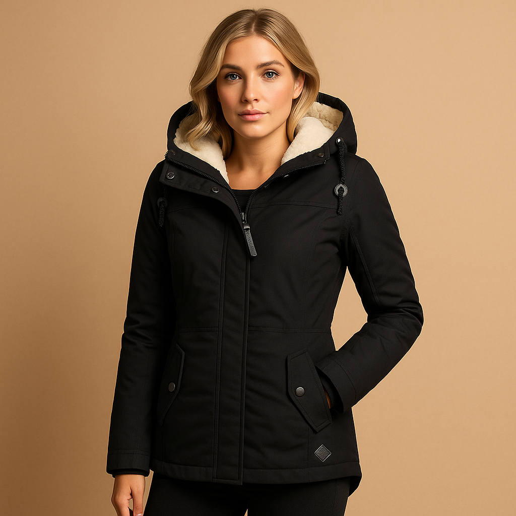 Manoria Lange Winterjacke für Damen – Warm und Elegant