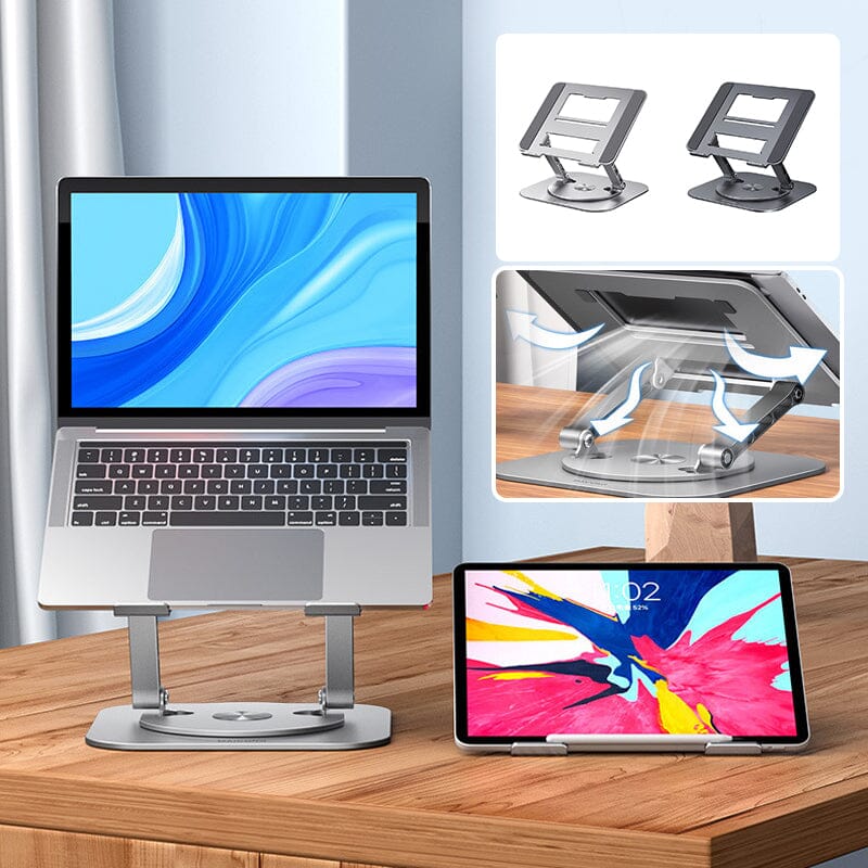 Élégance | Laptop- und Tabletständer 360° – verstellbar - ergonomisch - modernes Design