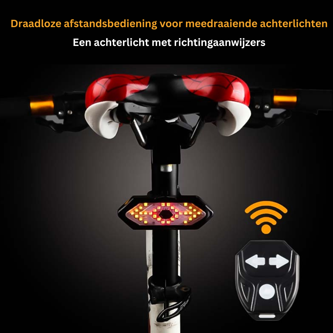 BikeLight Pro Blinklicht | Drahtloses Blinklicht für zusätzliche Sicherheit