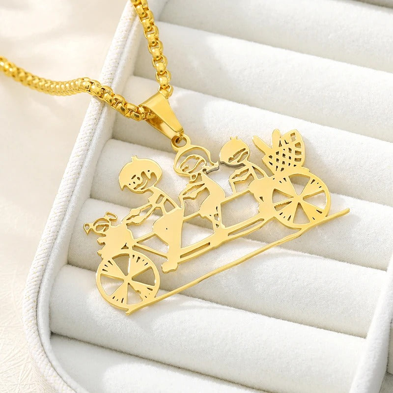 Persönlicher Kinderzeichnung Anhänger Einzigartiges Geschenk