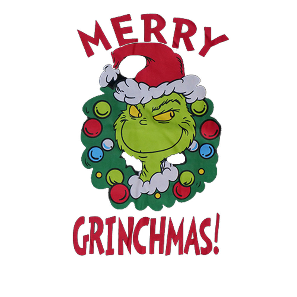 Grüner Grinch Druck Passende Familien Weihnachts-Pyjamas