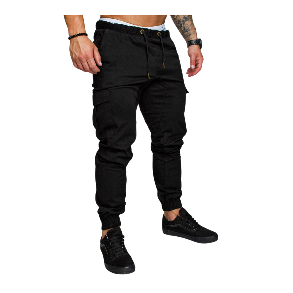 Herren Slim Fit Cargo-Hose