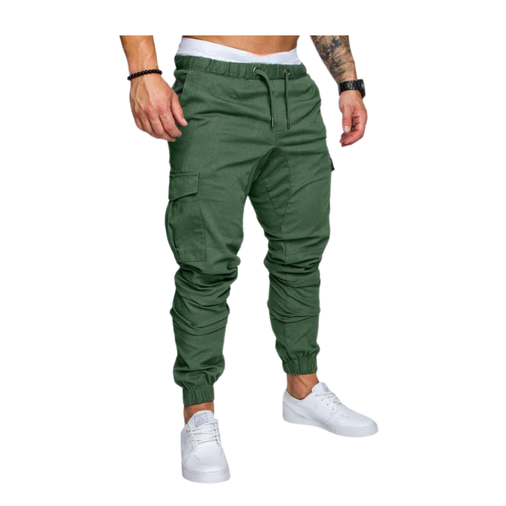 Herren Slim Fit Cargo-Hose