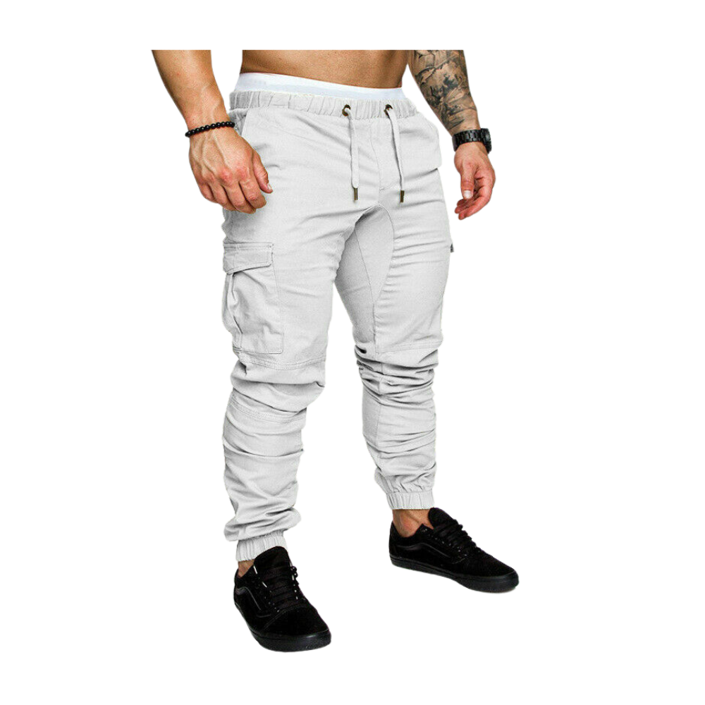 Herren Slim Fit Cargo-Hose