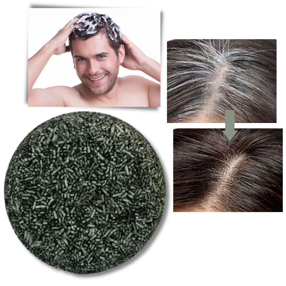 Natürliche Haarverdunkelungs-Bar-Shampoo