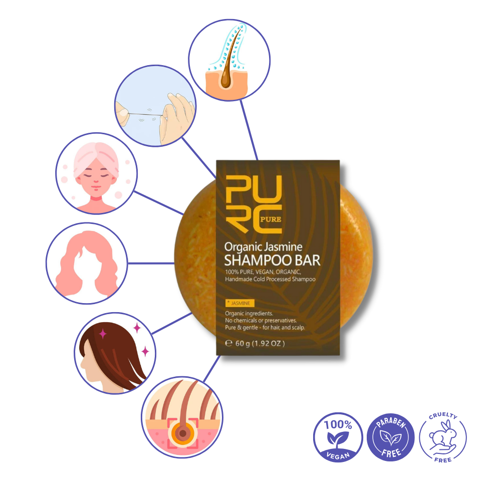Natürliche Shampoo- und Conditioner-Bars