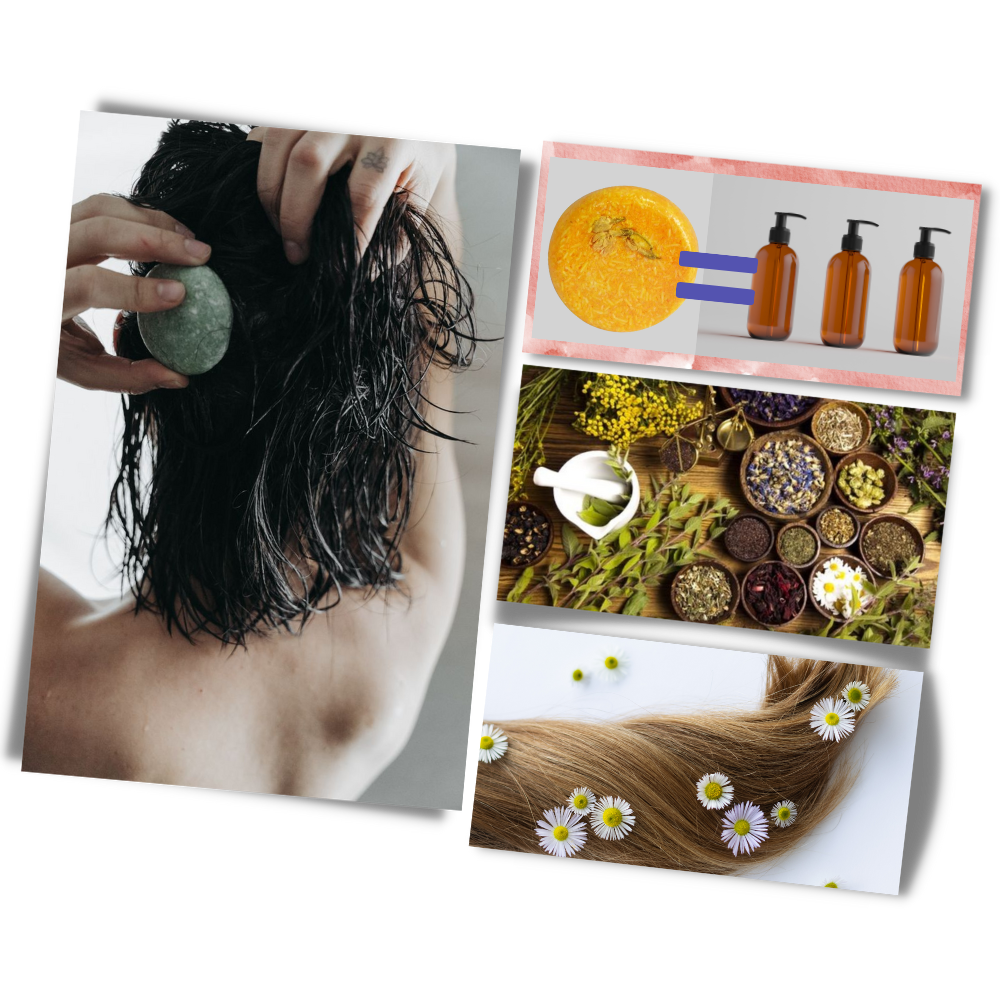 Natürliche Shampoo- und Conditioner-Bars