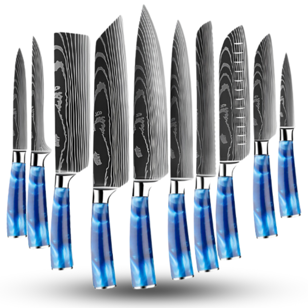 Atlantikblaue Japanische Messer