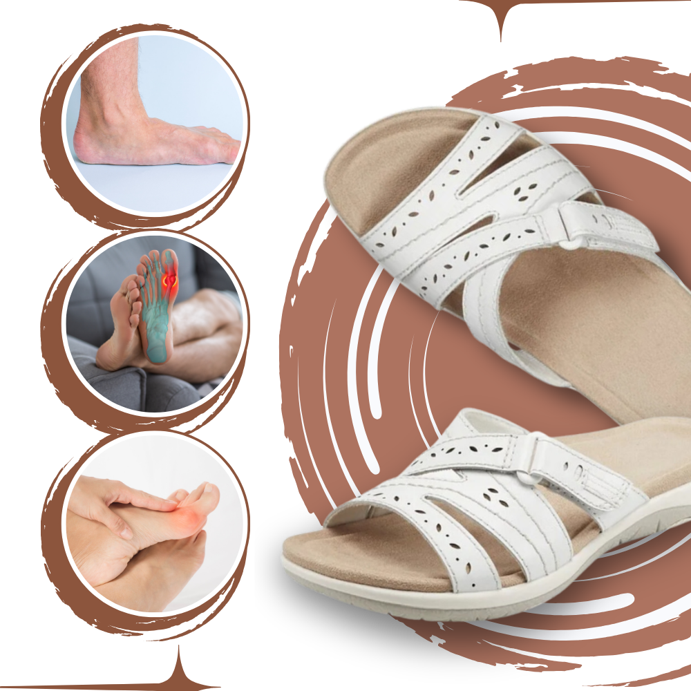 Orthopädische Einlegesohlen Sandalen mit offenen Zehen