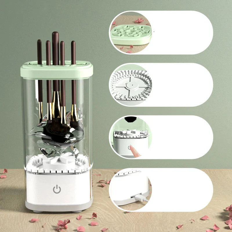 Automatischer Make-Up Pinselreiniger für perfekte Reinigung