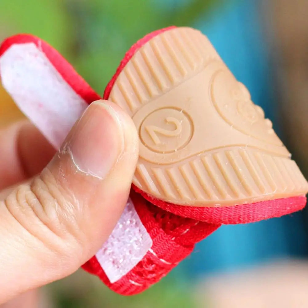 PootKoel Sommerschuhe für Hunde – Atmungsaktiv und Rutschfest Schutz gegen Hitze