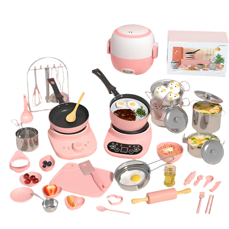 KookKunst Luxe Mini Küchen Spielzeug | Kreatives Kocherlebnis für junge Küchenchefs
