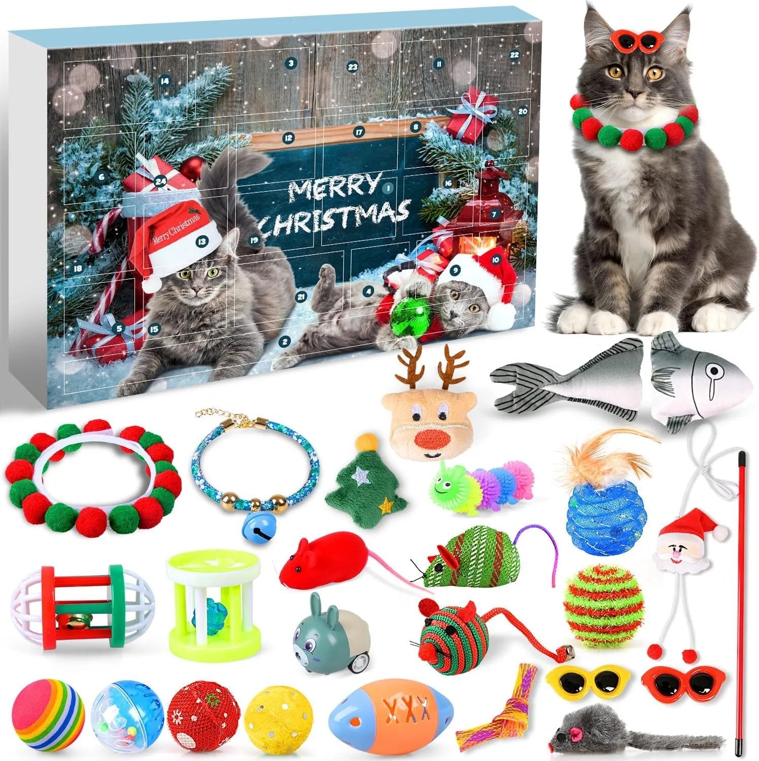 Pawfect | 2025 Adventskalender zum Countdown für Katzen und Hunde