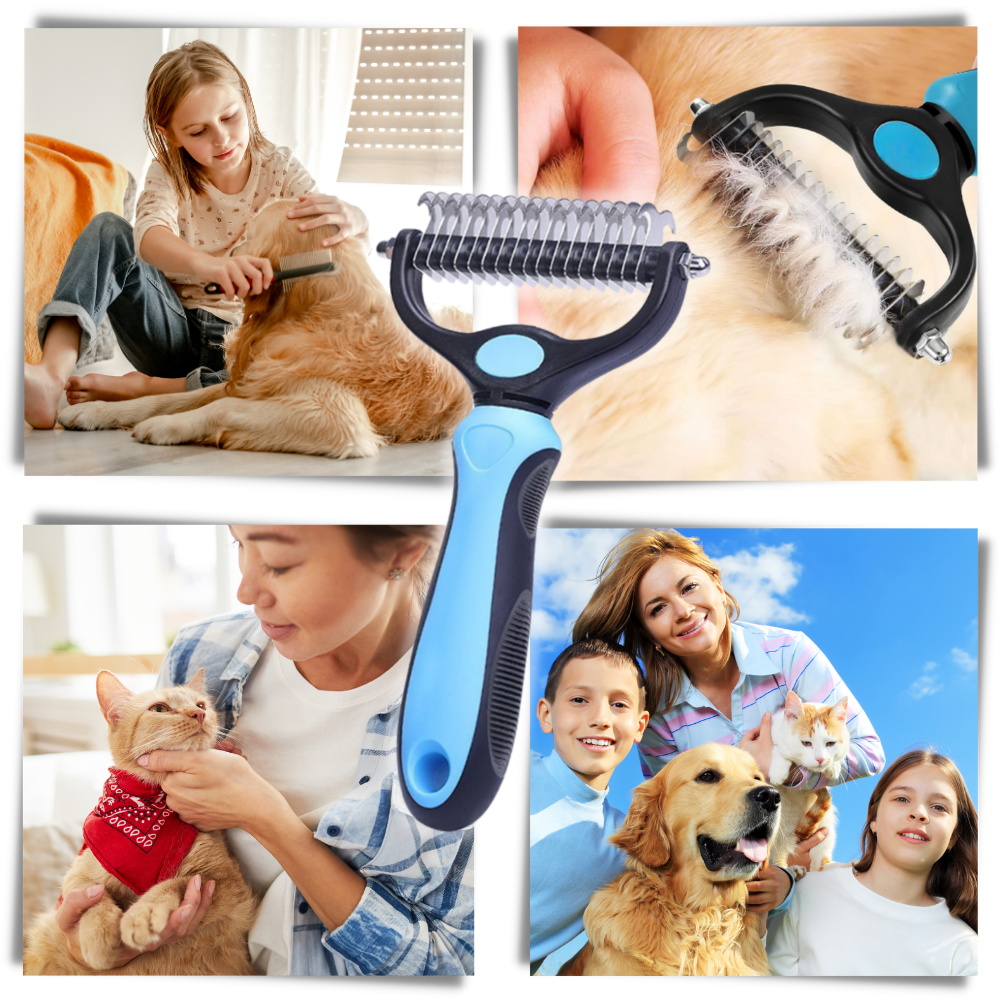 Ultimative Entfilzungsbürste für Hunde und Katzen