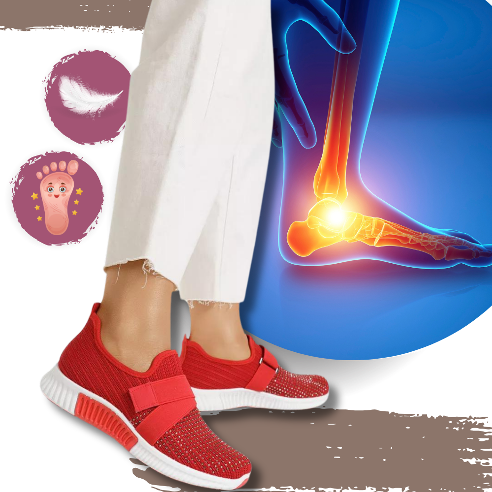 Ultra-Leichte Klettverschluss-Orthopädie-Sneaker